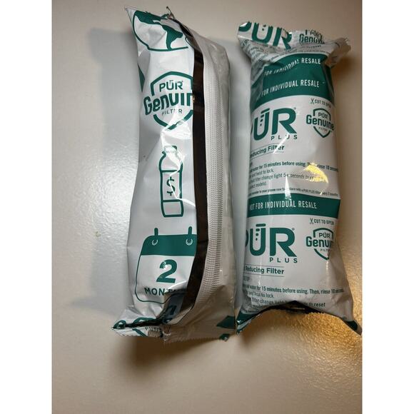 2pk NEW SEALED PUR PLUS REPLACEMENT WATER PITCHER LEAD REDUCING FILTERS - Picture 2 of 4